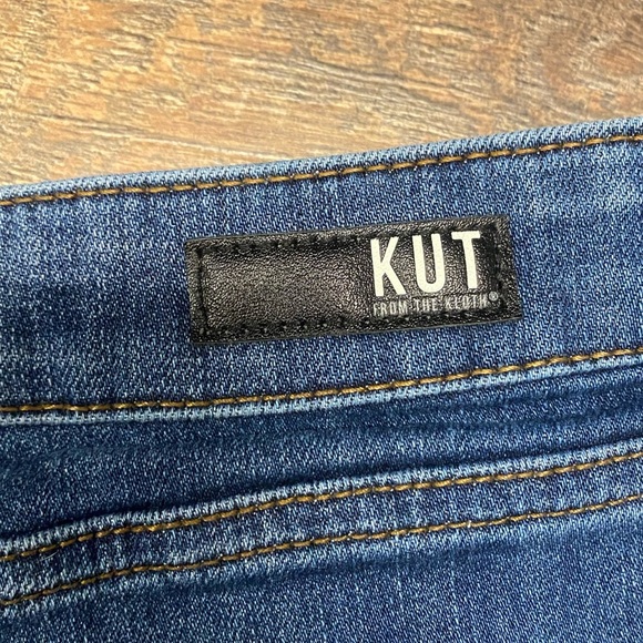 *SOLD* Kut From The Kloth “Connie” High-Low Denim Jean Skirt Size 14 - Picture 7 of 7